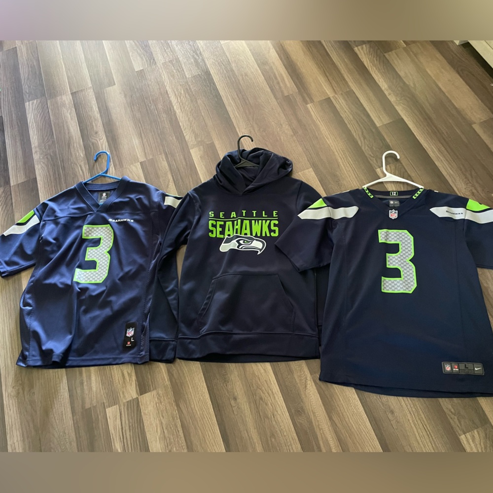 All 3 Seattle Seahawks big boys large